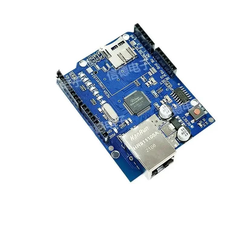 Modulo scheda di espansione di rete Ethernet W5100, scheda SD compatibile con UNO R3,5 pezzi