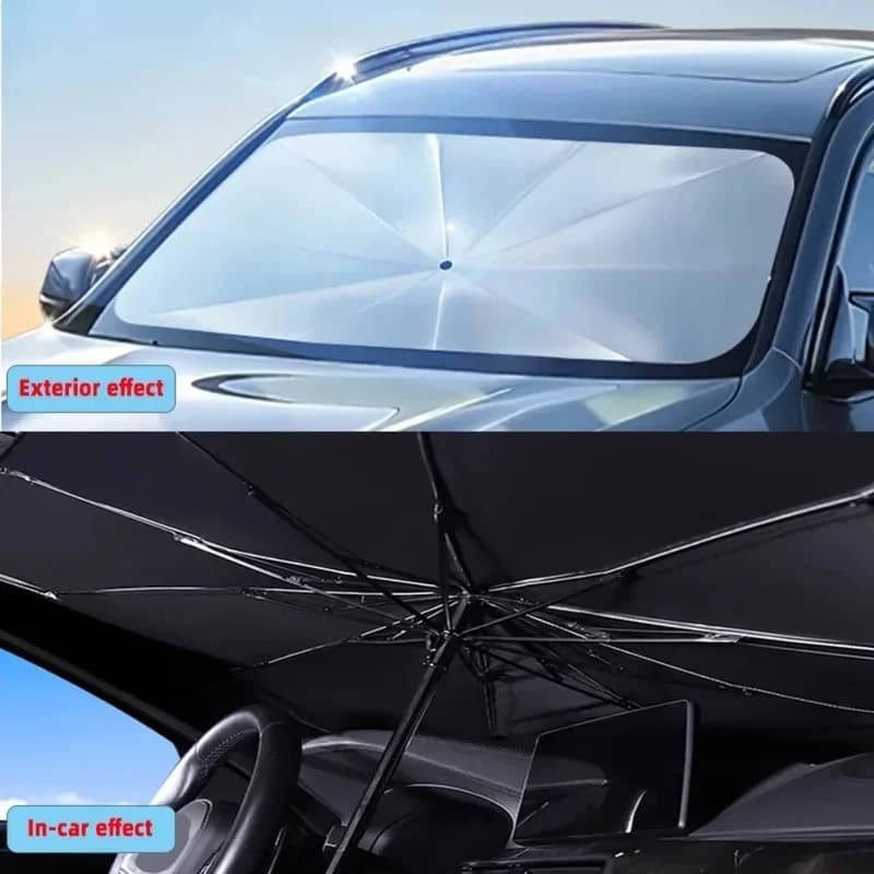 Car Windshield Sun Shade Umbrella Foldable Auto Sun Parasol Summer Interior Heat Protection Sunshade Curtain