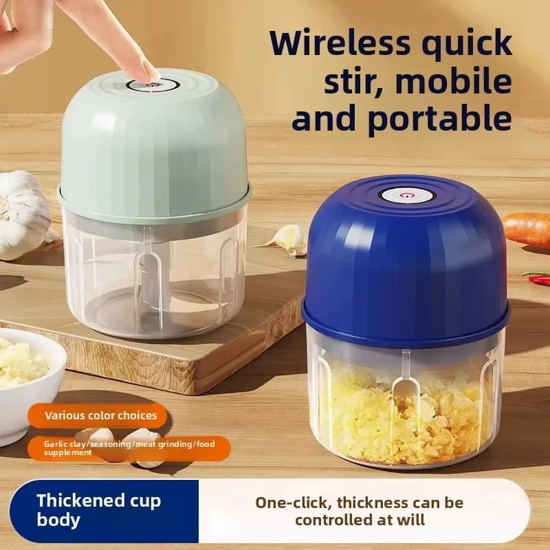 Electric cutter for garlic, electric machine for garlic clove, meat grinder, baby food mixer, vegetable cutter, multifunction mixer