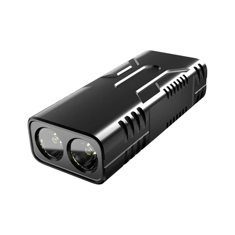 Set di luci per bicicletta Luci posteriori anteriori per bici in lega di alluminio ricaricabili tramite USB Faro per guida notturna Batteria a LED Luce per bicicletta 1