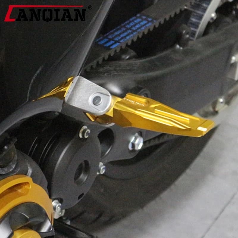 TMAX560 Pieghevole Rearset Pedale Per YAMAHA Tech max tmax 560 2020 2021 2022 2023 Moto In Alluminio Posteriore Passanger Pedane