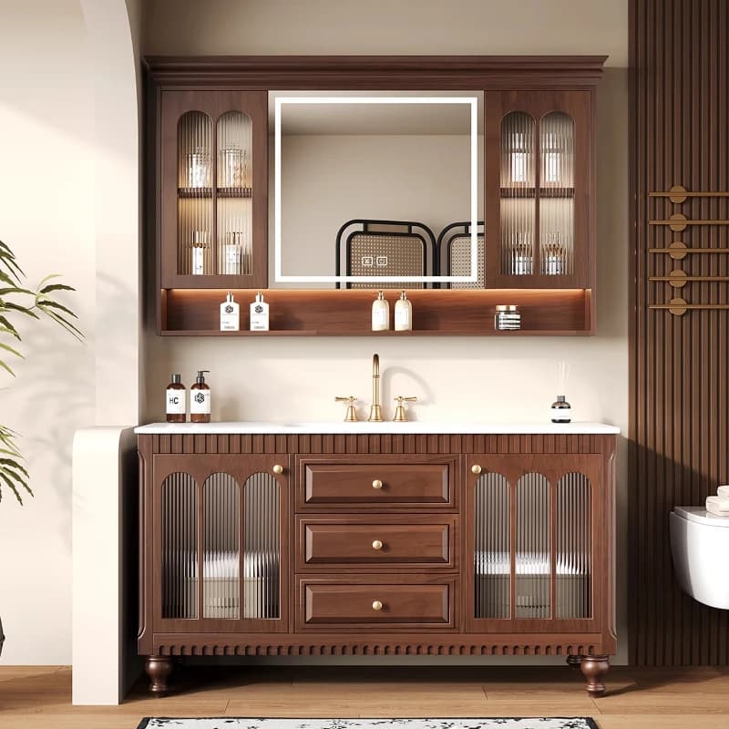Organizer Vanity Mobiletto da bagno Credenze disinfettanti Partizioni Display Armadietto per profumi Piccoli mobili Archivadores in carta