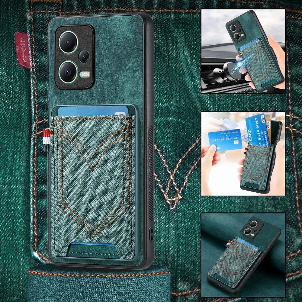 Custodia magnetica per Xiaomi POCO X6 M6 X5 F5 F4 F3 X4 X3 GT NFC M4 M3 Pro M5S C65 C40 Cover posteriore in Silicone in tessuto di stoffa