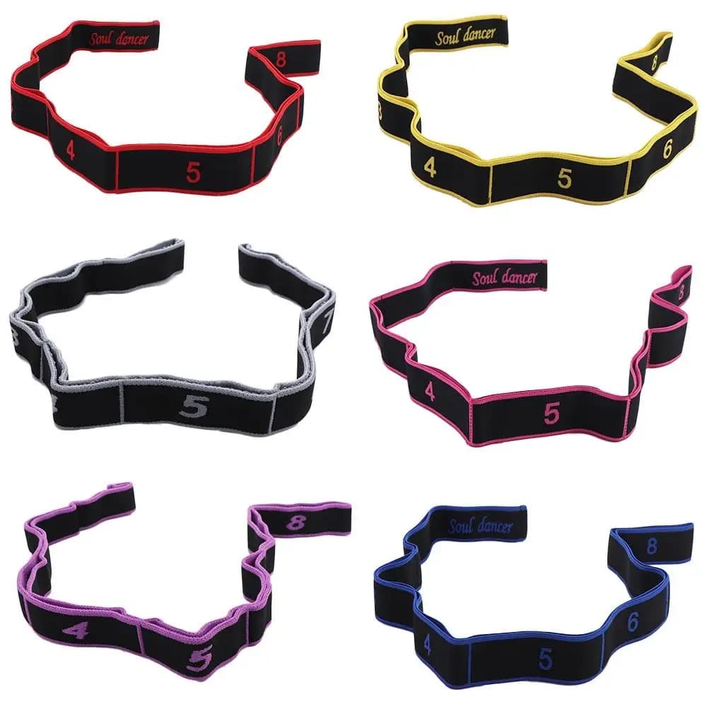 Elastic Gymnastics Yoga Belt Tension Band Exercise Pilates Pull Rope Resistance Bands Yoga Pull Strap Elastic Band Stretch Belt