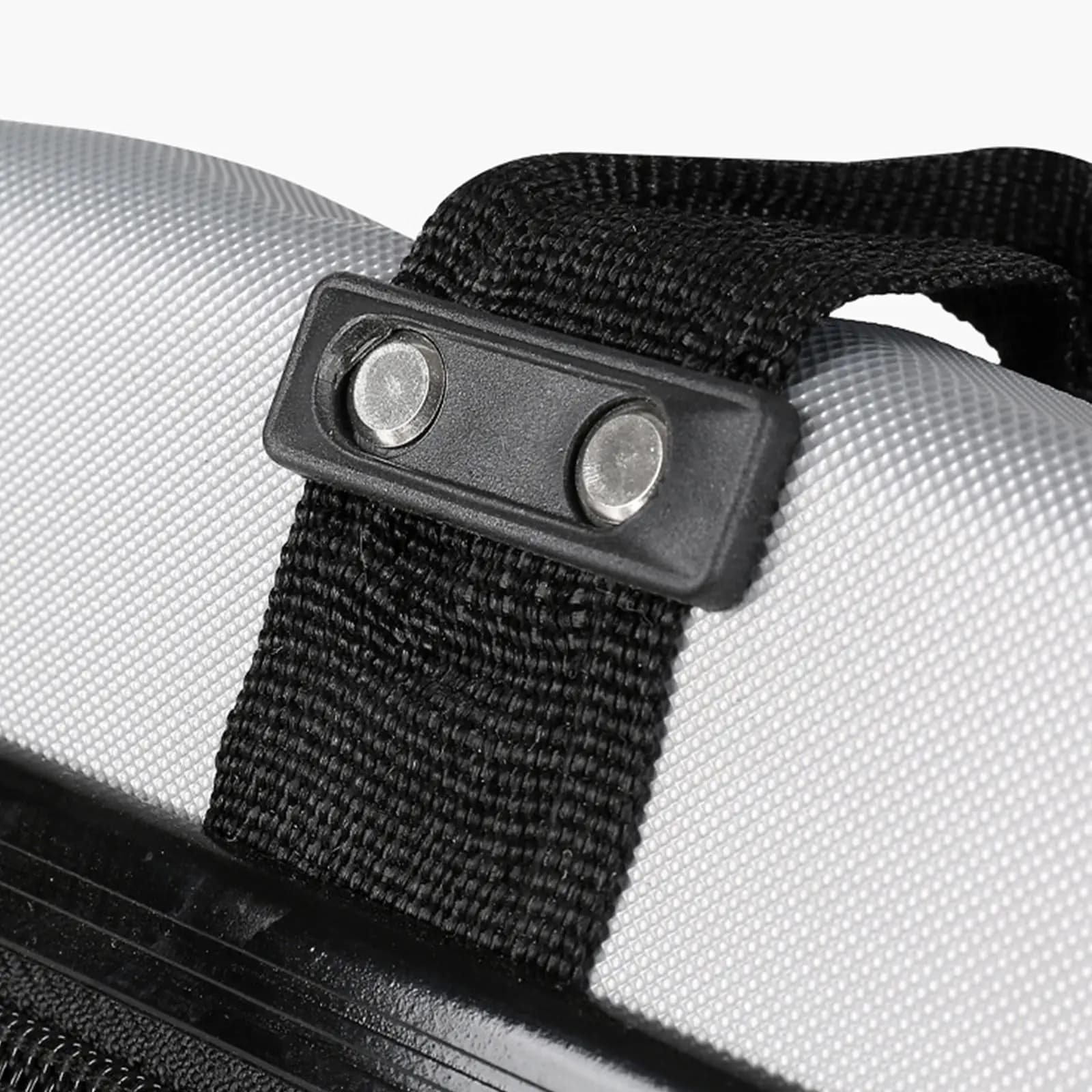 Borsa per Attrezzatura da Pesca, Custodia Rigida Resistente all'Usura per Canne da Pesca, Borsa a Tracolla Solida per Pesca sul Ghiaccio