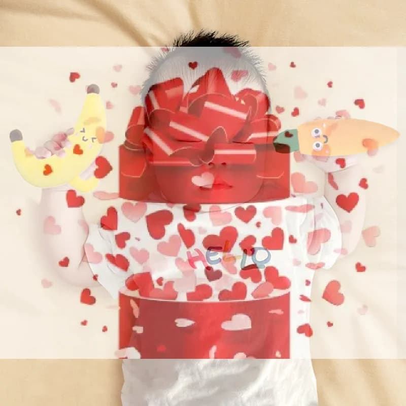 diBS di Anti-Susult Ball with Slipper Ring and Corda, Baby Carrot Shape Toy, Sleep Help and Children's Calm
