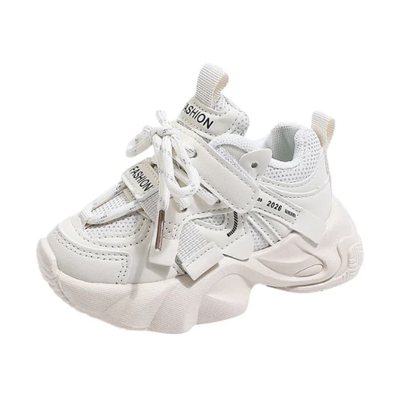 Nuove Scarpe Primaverili 2026 per Bambini, Sneakers Traspiranti in Mesh con Suola Morbida Antiscivolo, Moda per Bambini e Bambine, EU 21-30