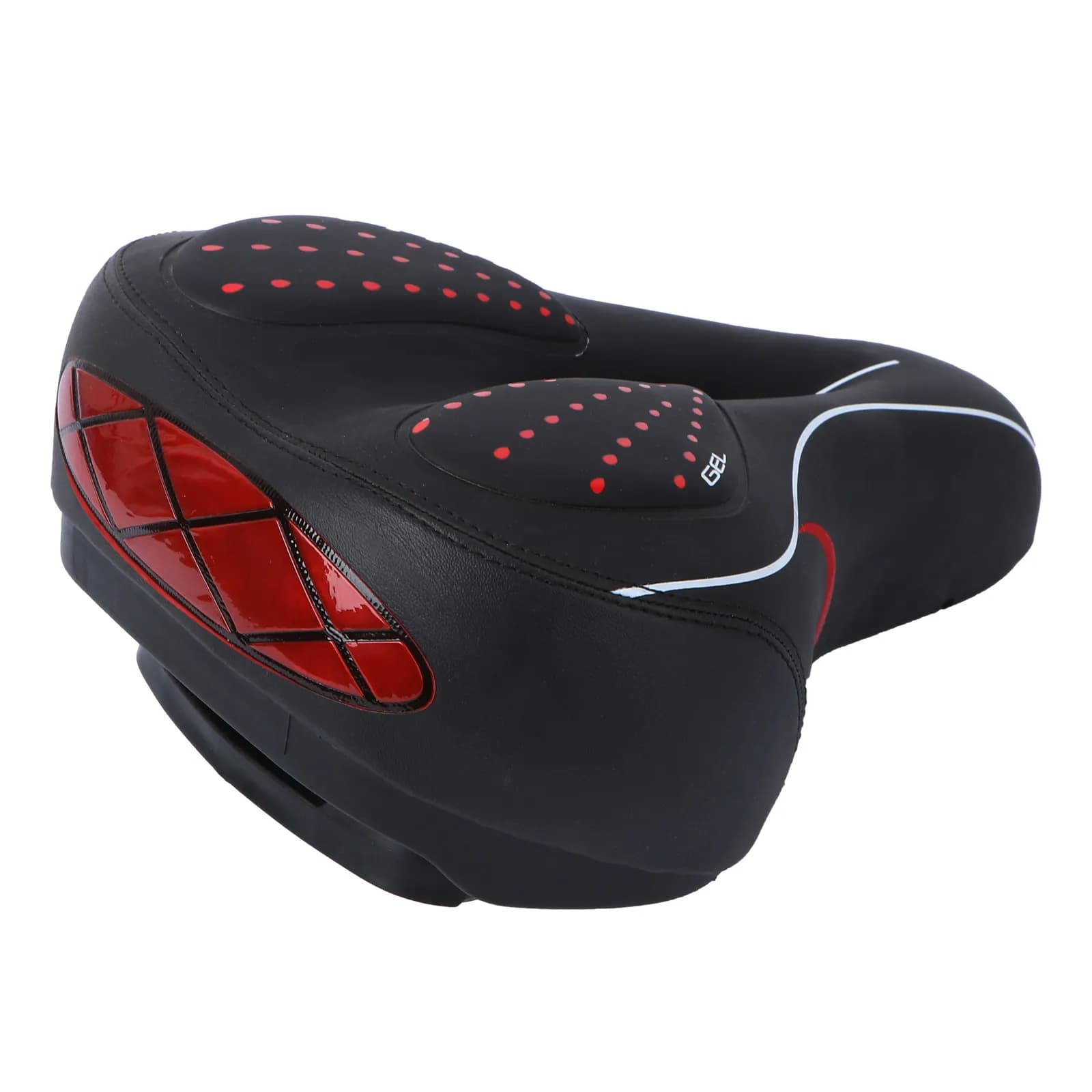 Sella per Bicicletta in Silicone, Cuscino Ergonomico Imbottito per Bici da Montagna e da Strada, Antiurto, Confortevole e Traspirante