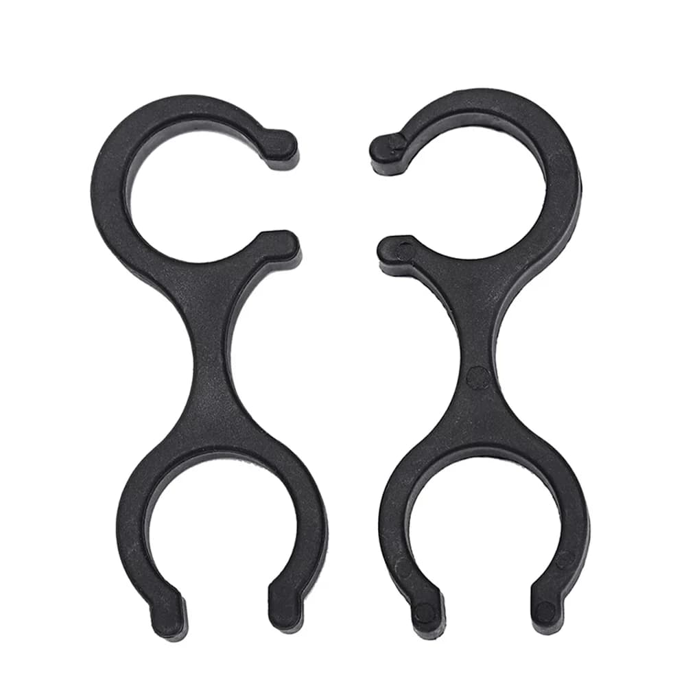 Outdoor Nordic Black Hike Camp Snowflake Alpenstock Walking Stick Connectors Walking Stick Buckle Trekking Basket