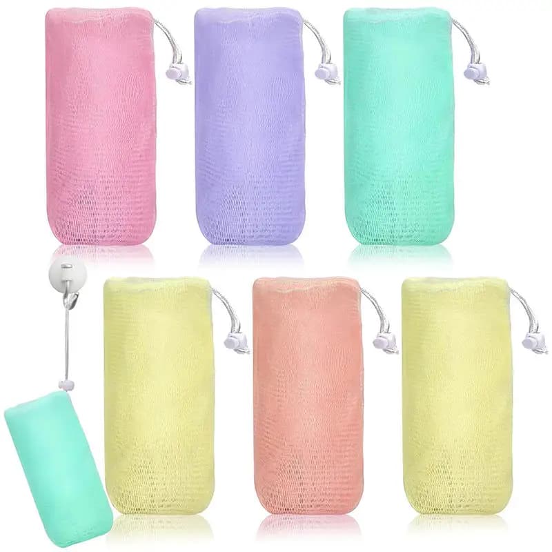 1/2pcs thickened soap bag foam cleanser for face bag mesh bag with bubble bubble bath wash body cleaning tool
