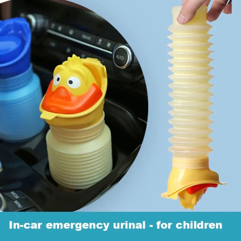 Borsa per urina portatile per bambini adulti Secchio per orinatoio retrattile pieghevole a prova di perdite Dispositivo per minzione da campo riutilizzabile staccabile