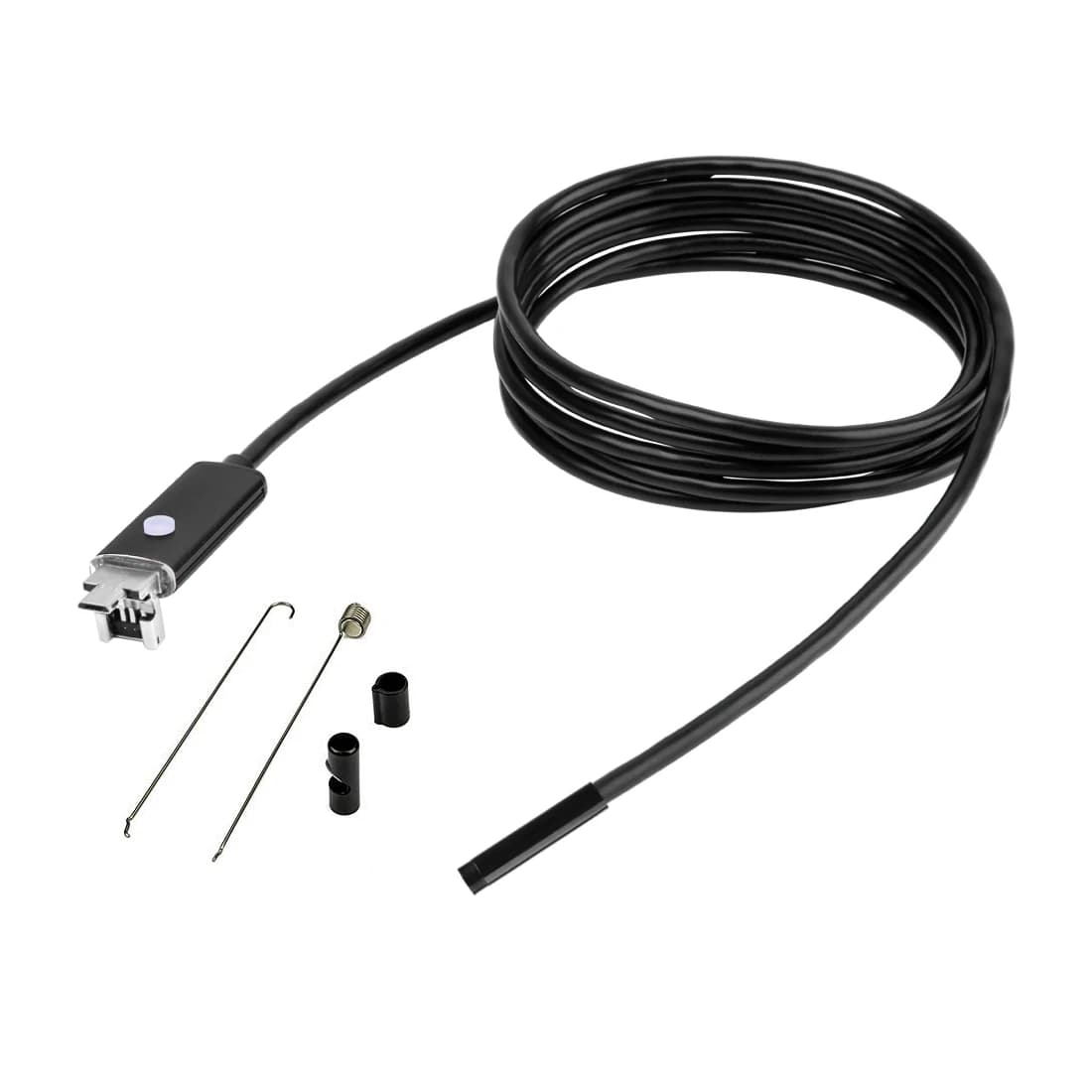 7MM per Android e computer 2in1 USB Endoscopio Fotocamera Impermeabile IP66 CMOS Periscopio Ispezione Microscopio Digitale Otoscopio