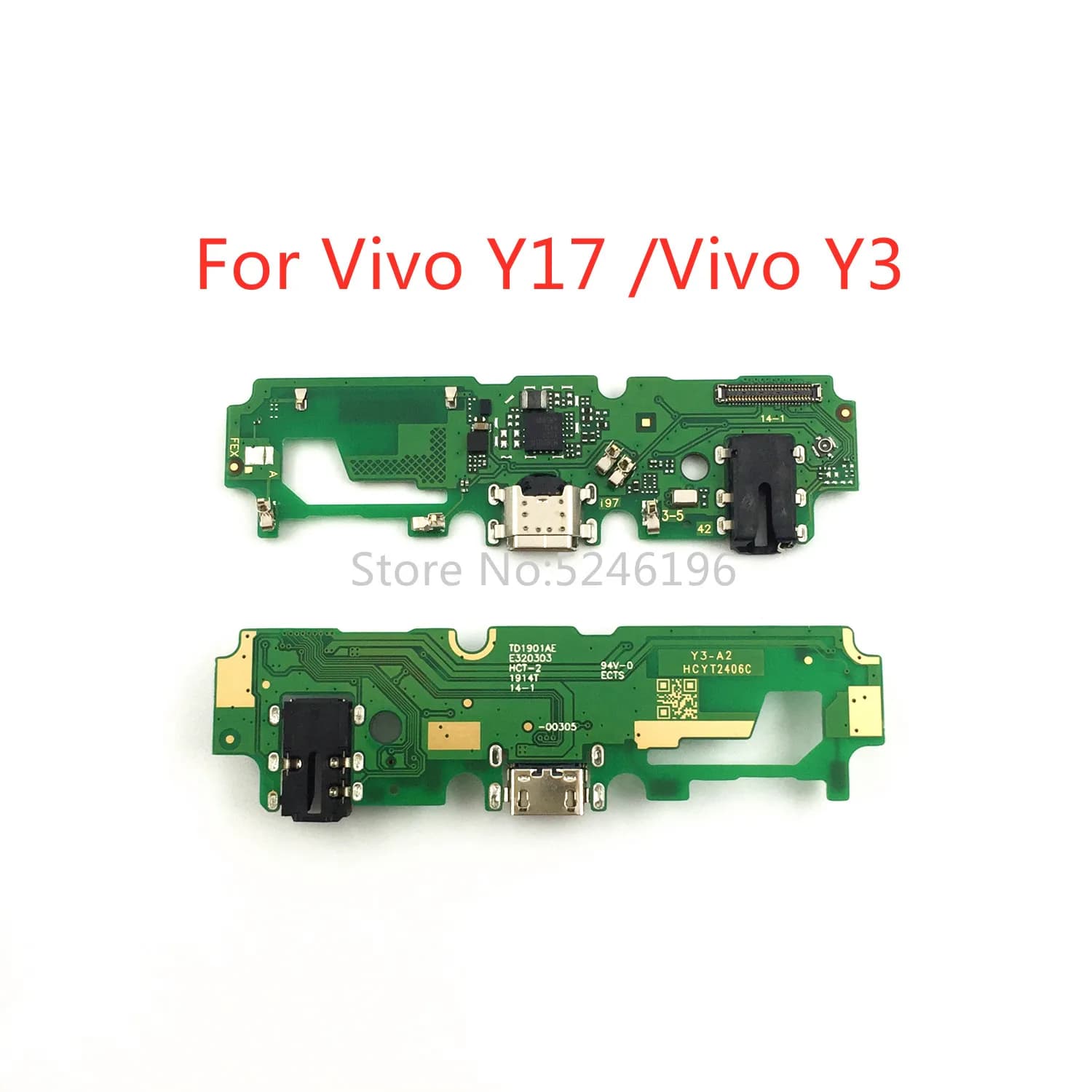 1 pz porta di ricarica USB connettore base caricatore microfono per Vivo Y17 per Vivo Y3 alta configurazione (4G + 64G) sostituire la parte.