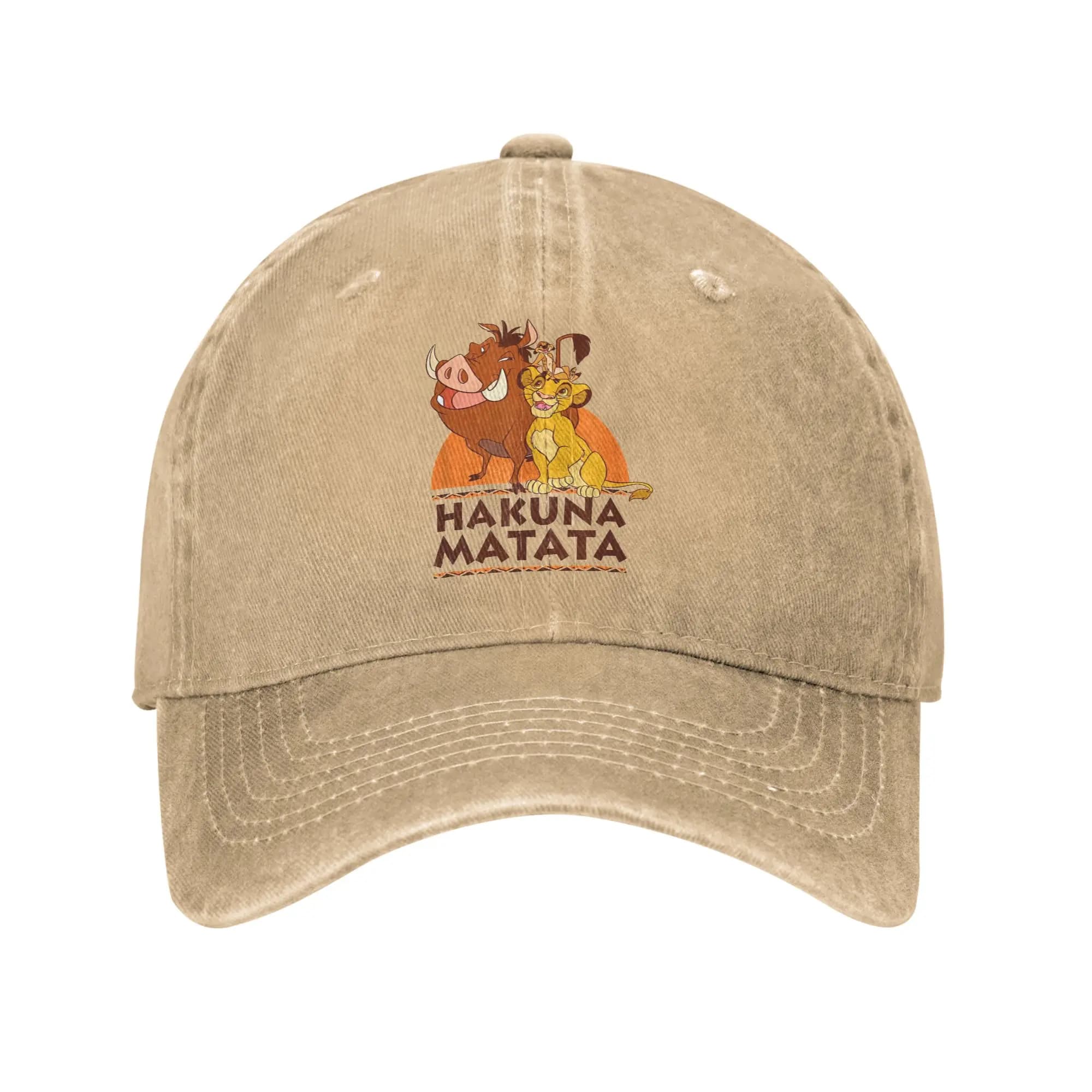 Il Re Leone Hakuna Matata Simba Timon Pumbaa Cappelli Hip Hop Estivi Per Donna Uomo Moda Palestra All'aperto Sole Snapback Cap
