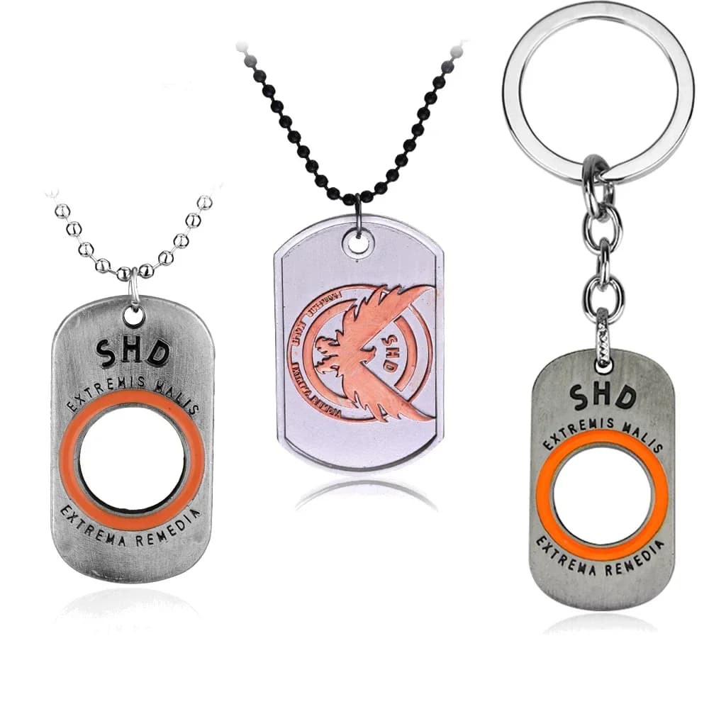 Gioco Tom Clancy's The Division Agent SHD Logo Collane Collana da uomo Gioielli Dog Tag Ciondolo Regali Accessori