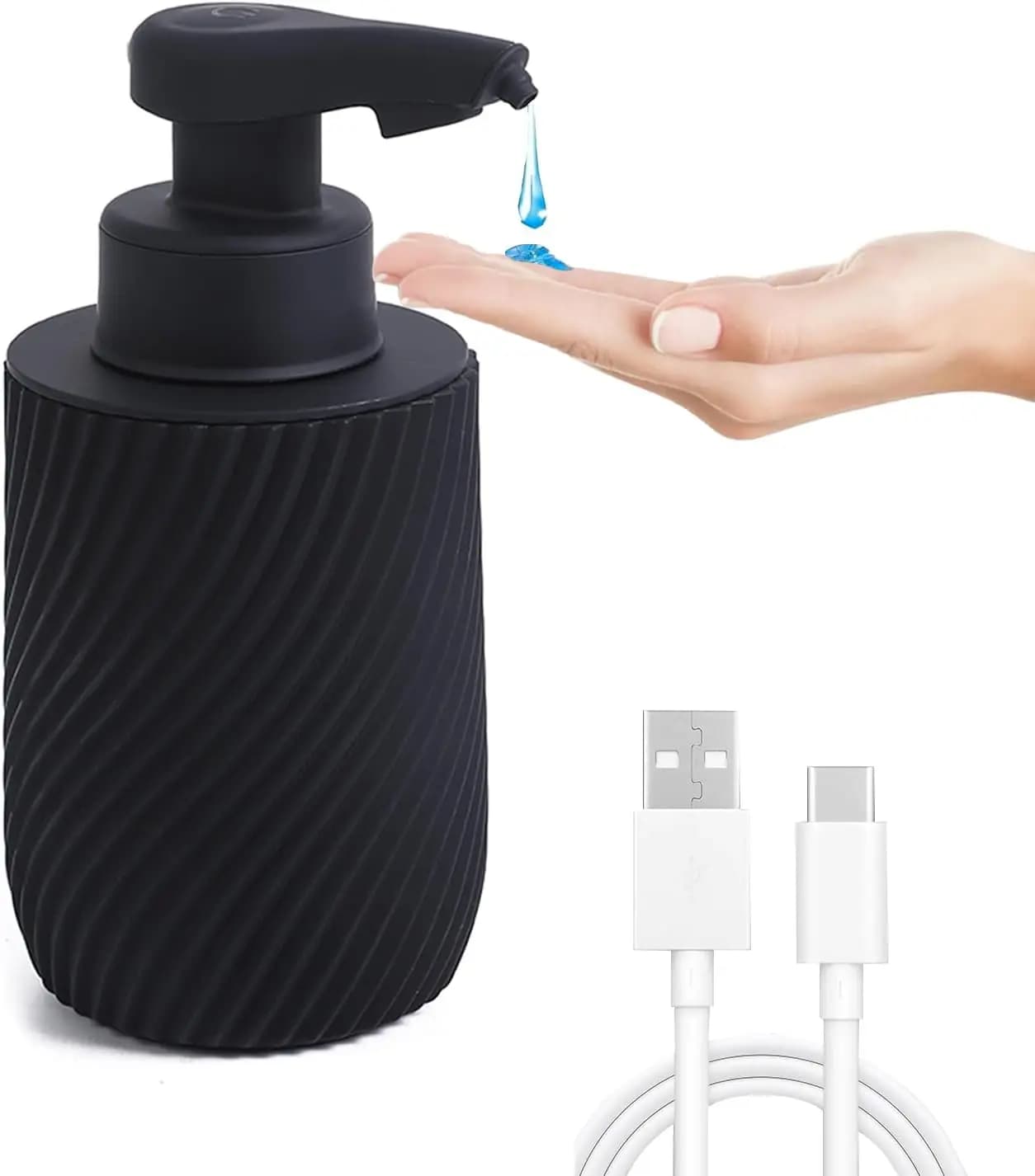 Dispenser automatico di sapone, dispenser di sapone liquido senza contatto per lavello da cucina, dispenser automatico di sapone per le mani per il bagno
