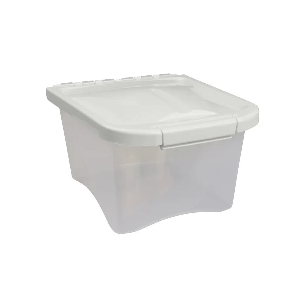 Large Pet Food Storage Container with Lid Airtight 5 Pounds for Dog Cat Dry Food Kitchen Sealed Bin