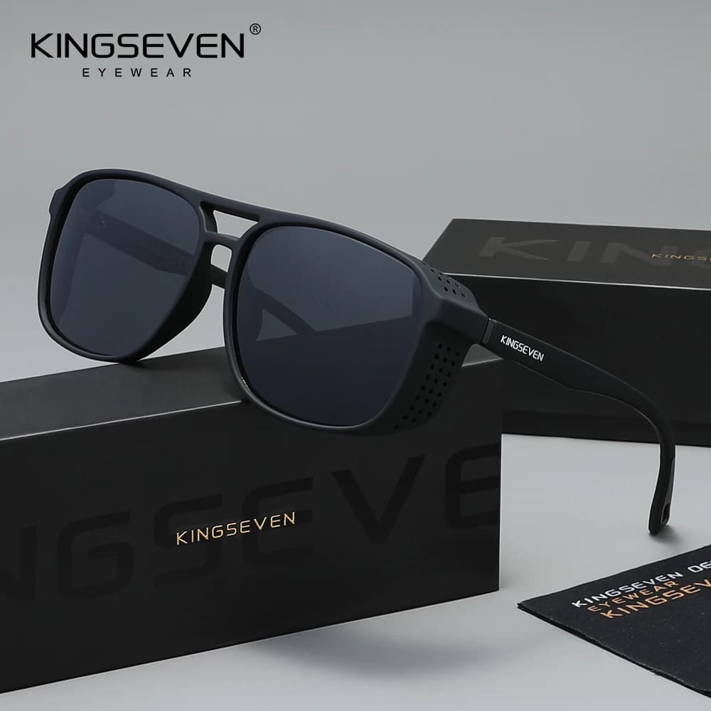 KINGSEVEN Fashion Trend Polarized Sunglasses High Quality Frame UV400 Shades Eyewear For Men Women Driving Glasses