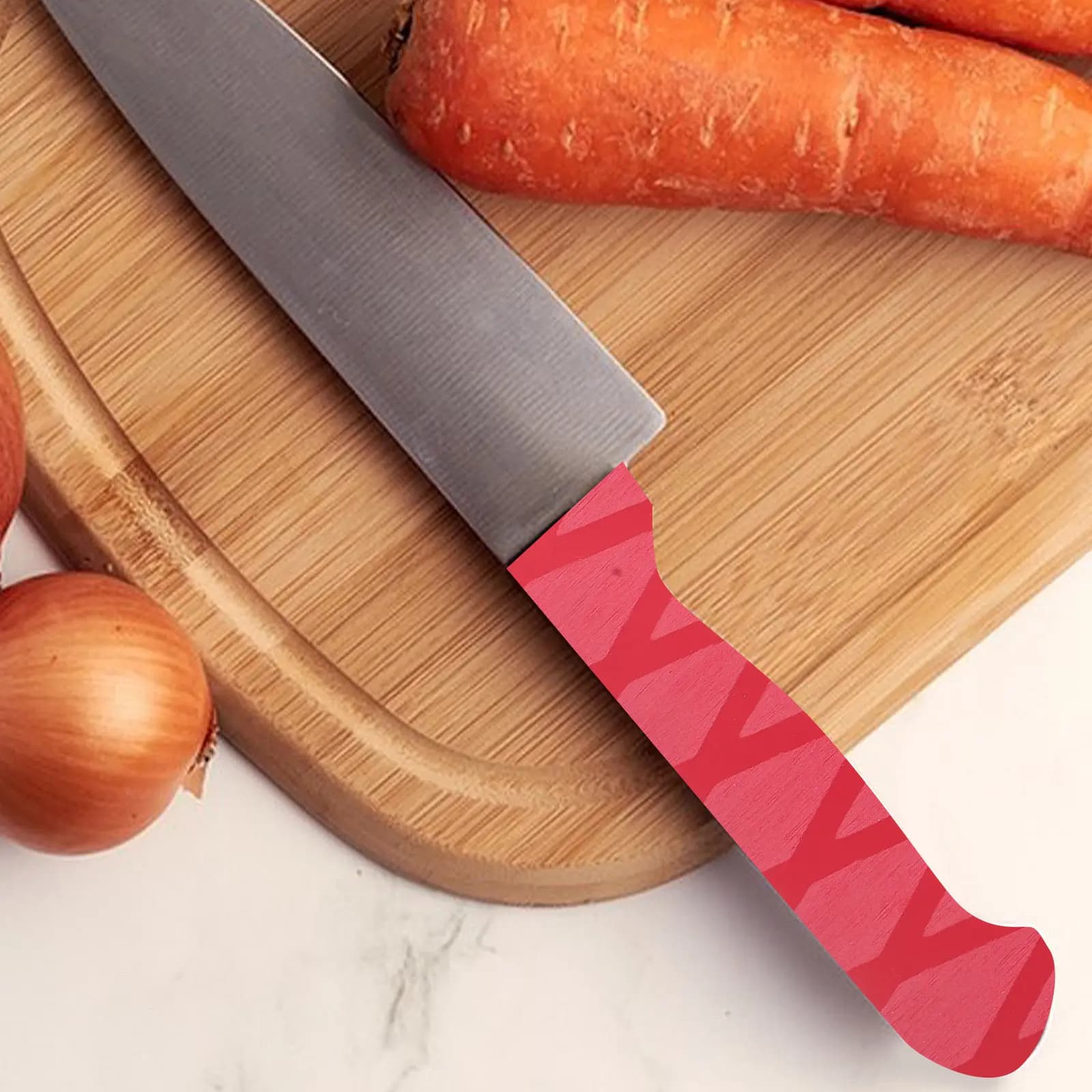 Set di 3 Coprimanici per Coltelli in Silicone Resistente al Calore, Antiscivolo, per Coltelli da Cucina, Pentole e Padelle