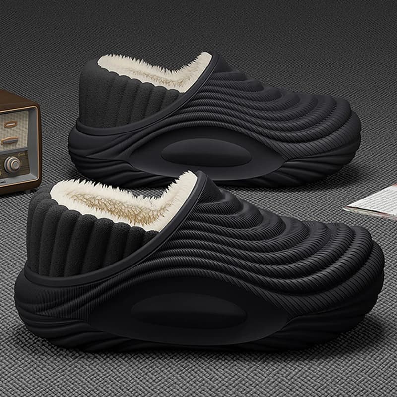 Indoor Slippers in waterproof and warm EVA in plush for women Non-slip home Slippers with soft bottom and often winter