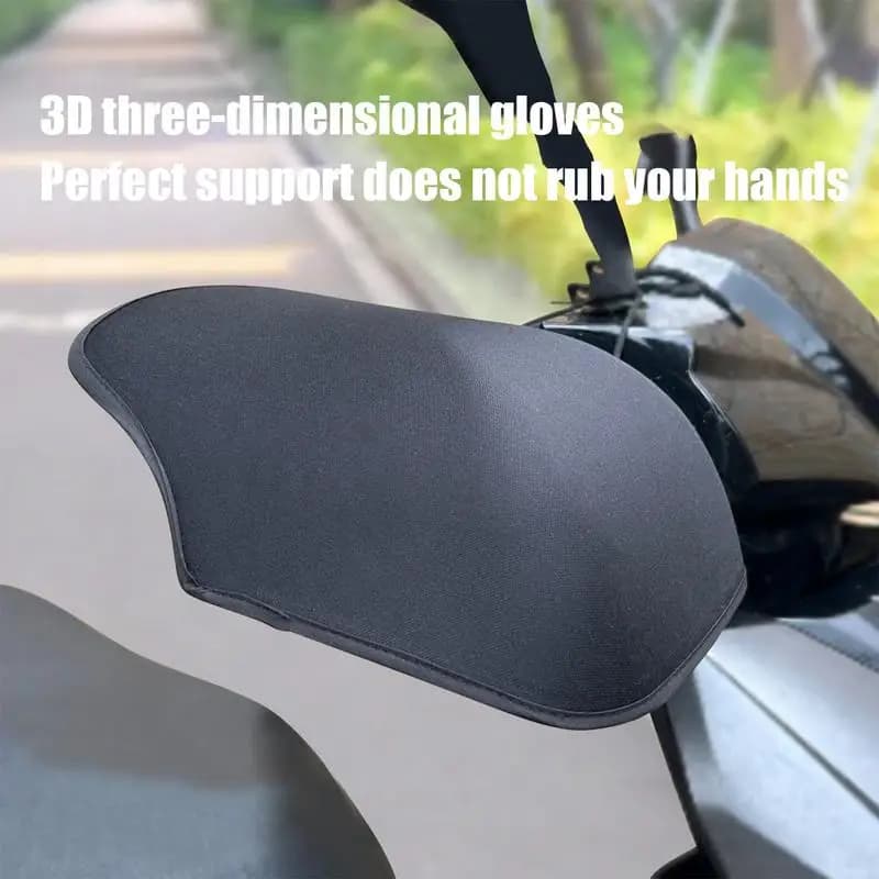 Guanti da manubrio Manicotti da manubrio per moto da esterno Protezione solare Cinghia regolabile Copri mani Impugnatura impermeabile antivento