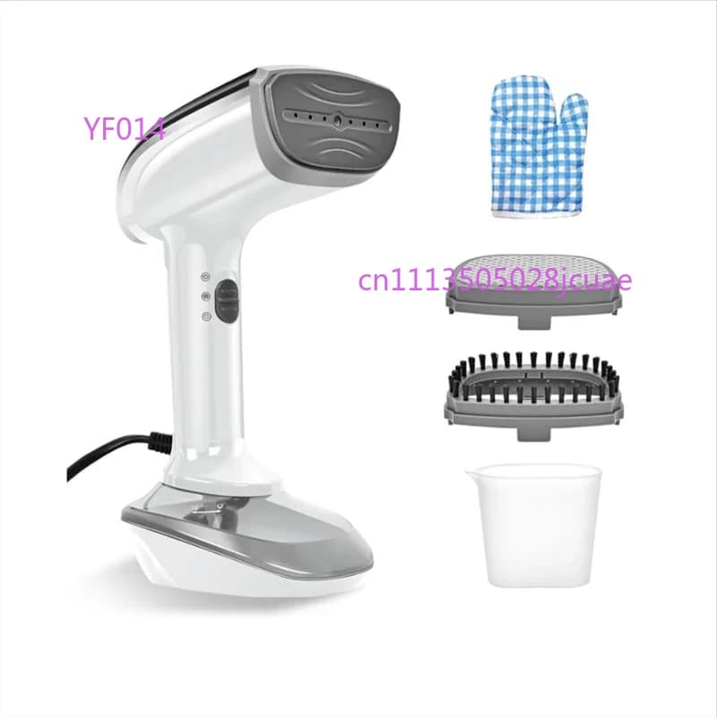 A76G Vaporizzatore Professionale per Vestiti 1800W, Potente Stiratore a Vapore Portatile, Riscaldamento Rapido, Vaporizzatore per Tessuti con Spina EU