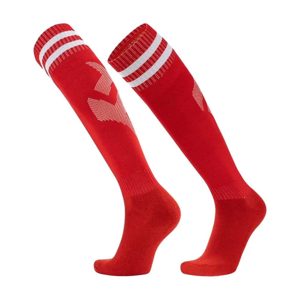 Calze da Calcio Antiscivolo Lunghe ​ ​ Calze sportive traspiranti al ginocchio ​ ​ ​ ​ Tessuto Traspirante ​ ​ Calze da Calcio Resistenti all'Usura