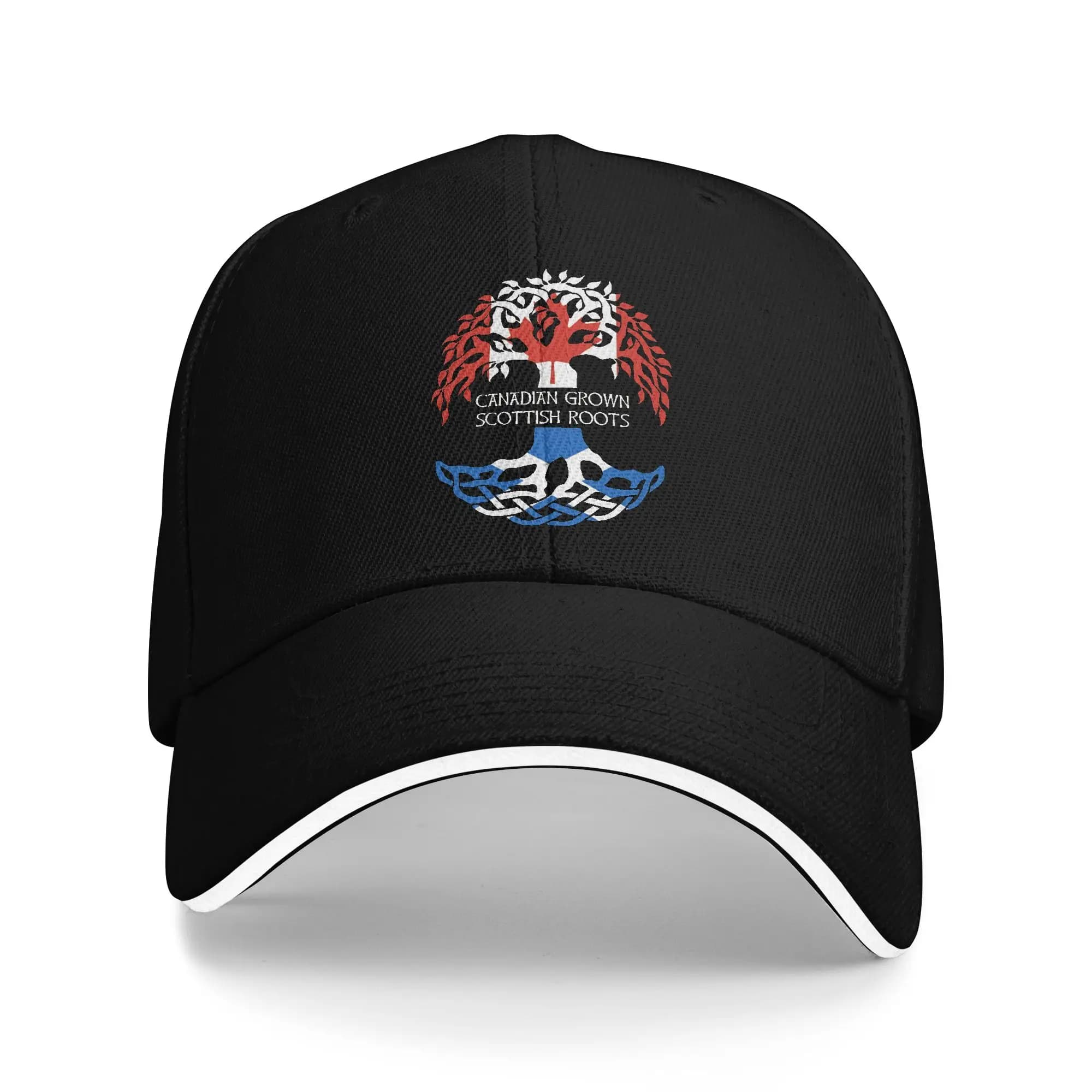 Cappellino da Baseball Estivo Casual con Radici Scozzesi, Cappello Trucker per Sport all'Aperto, Unisex, Snapback Stile Y2K