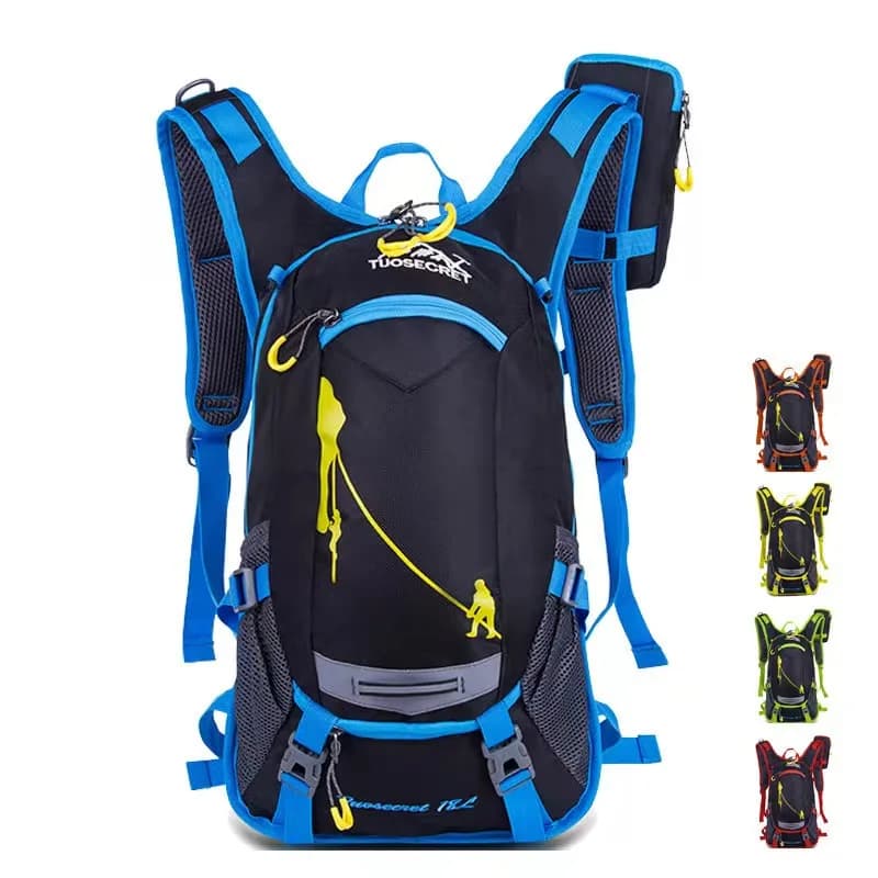 18 litre bike backpack, cycling, outdoor sports, running, hiking, climbing, backpack, hydration, water bag, bladder backpack