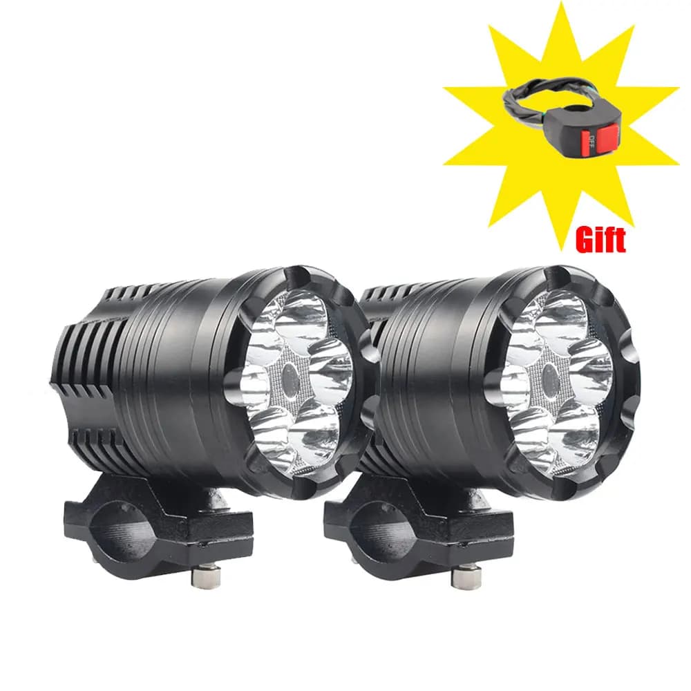 NLpearl Moto Faro A LED Faretto per BMW R1200GS ADV F800GS F650 K1200S LED Ausiliario Faro LED Moto Assemblie Lampada 12V