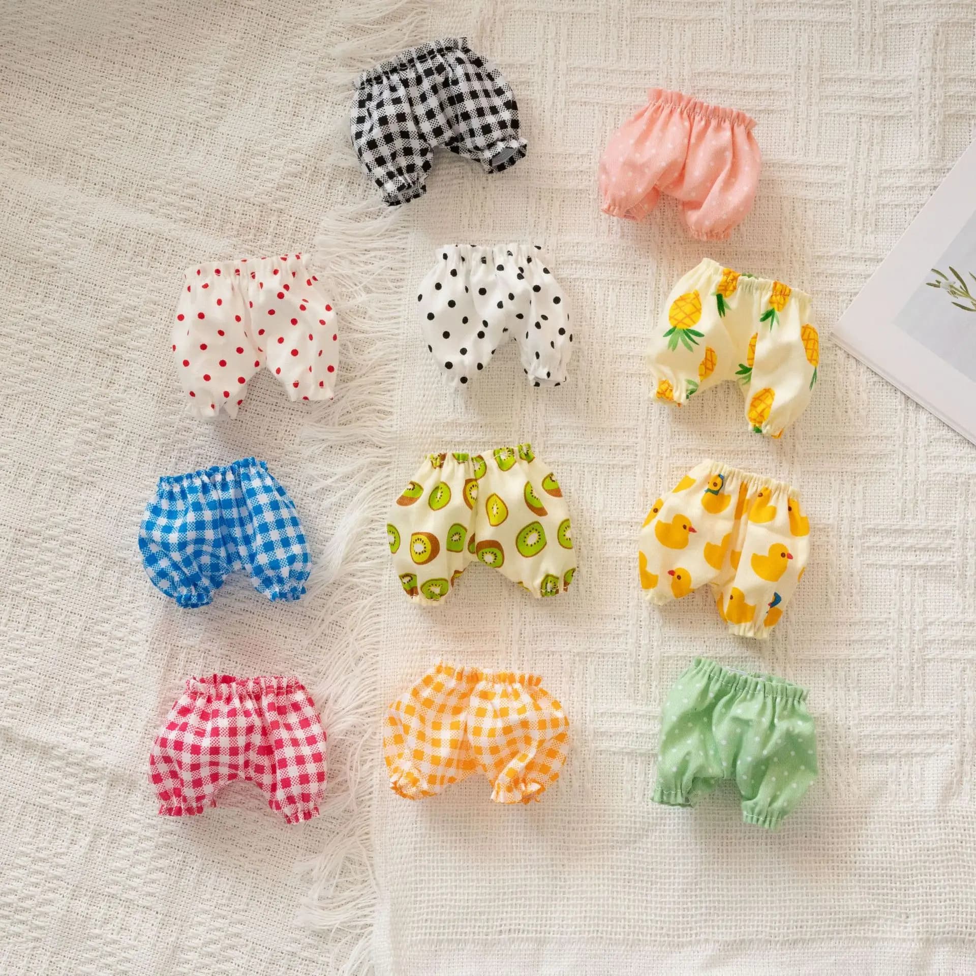 1 pz nuovo 14cm Palm Dog Lantern Pants pantaloni chiusura pantaloni accessori per bambole piccoli vestiti per bambole di stoffa pantaloni di zucca accessori per bambole