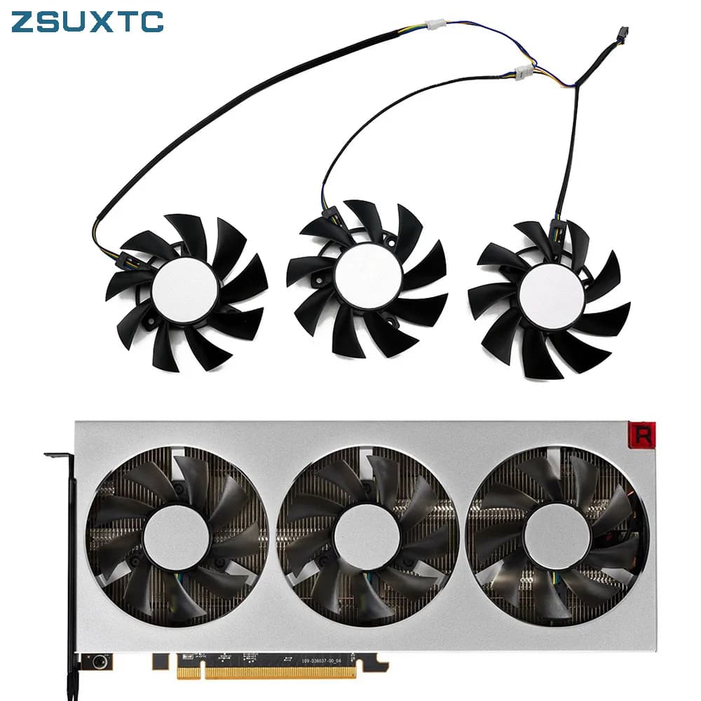 Fai da te 75MM FD8015H12S 12V 0.32A sostituire per Amd Xfx RX Radeon VII ventola di raffreddamento della scheda video grafica