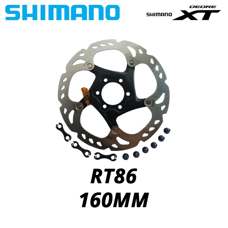 Shimano Deore XT RT86 SLX RT76 RT66 RT56 RT26 Disco freno bici 6 bulloni rotori per MTB Mountain Bike Disco 160MM 180MM 203MM
