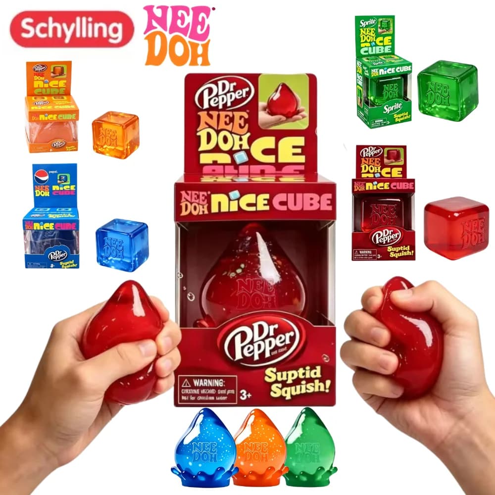2026 NeeDOH Model Soft Squishy Toy Nice Cube Sensory Stress Reliever Fidget Tool for Anxiety for Adults & Kids Premium in Stock