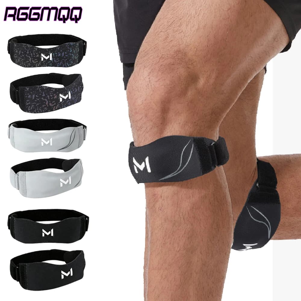1/2 Pezzi Fascia di Supporto per Tendine Rotulee, Fascia per Ginocchio per Alleviare il Dolore, Fascia Rotulea per Basket, Ginocchio da Salto, Sport di Corsa