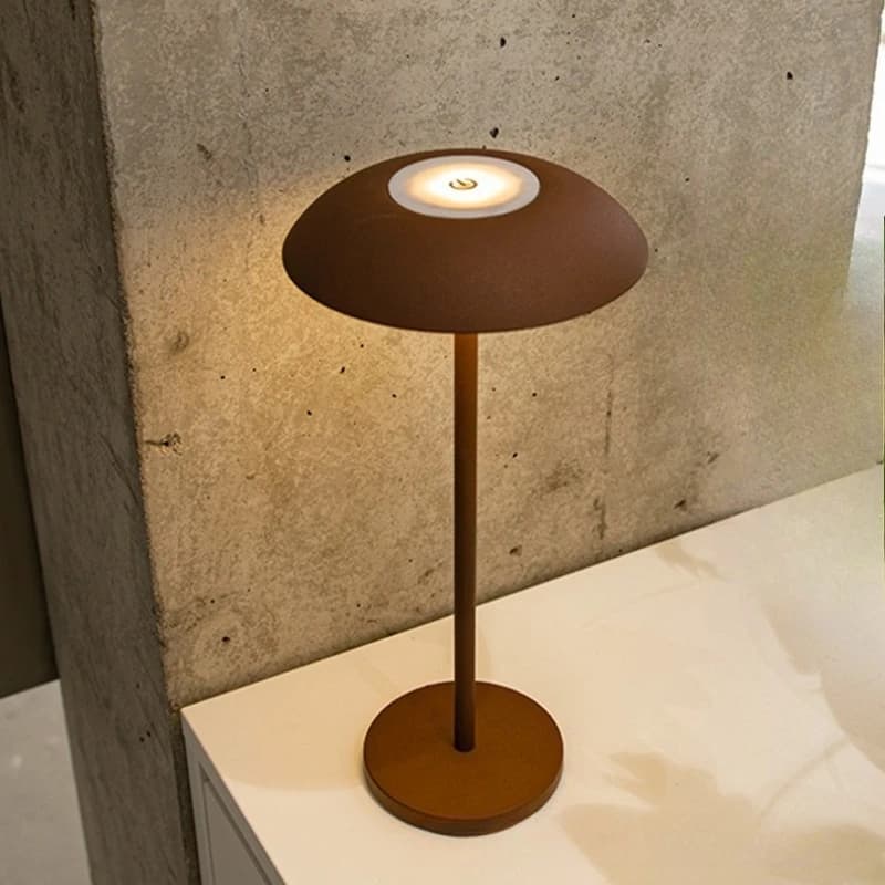 Lampada da Tavolo Touch Ricaricabile con Protezione per gli Occhi, Luce Ambientale Decorativa per Camera da Letto, Comodino, Ristorante, Bar