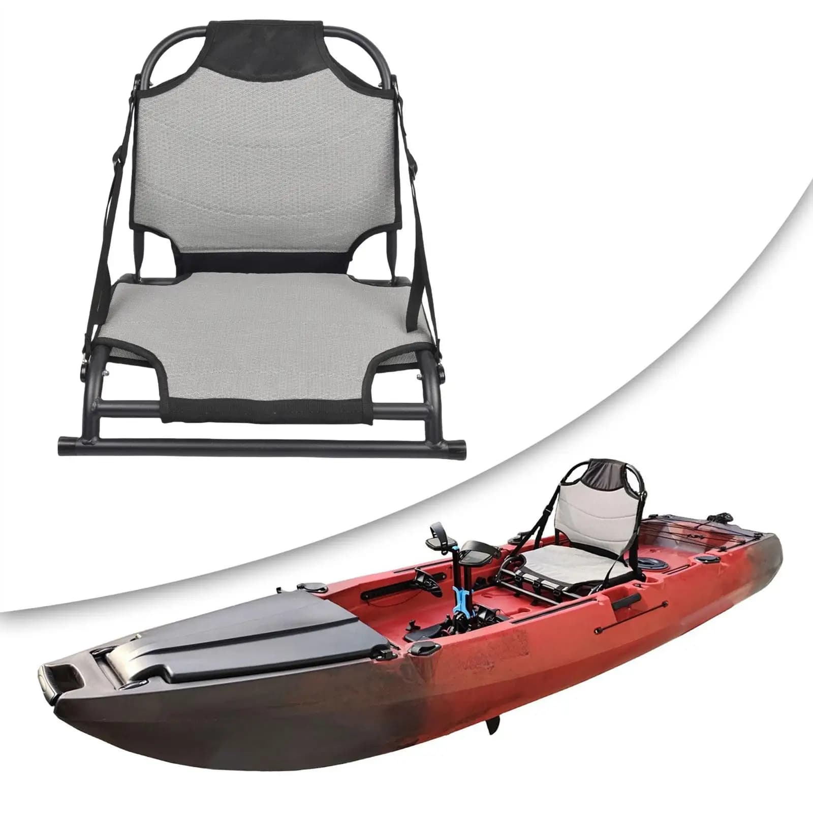 Schienale regolabile per sedile kayak per stand up paddle board rafting kayak