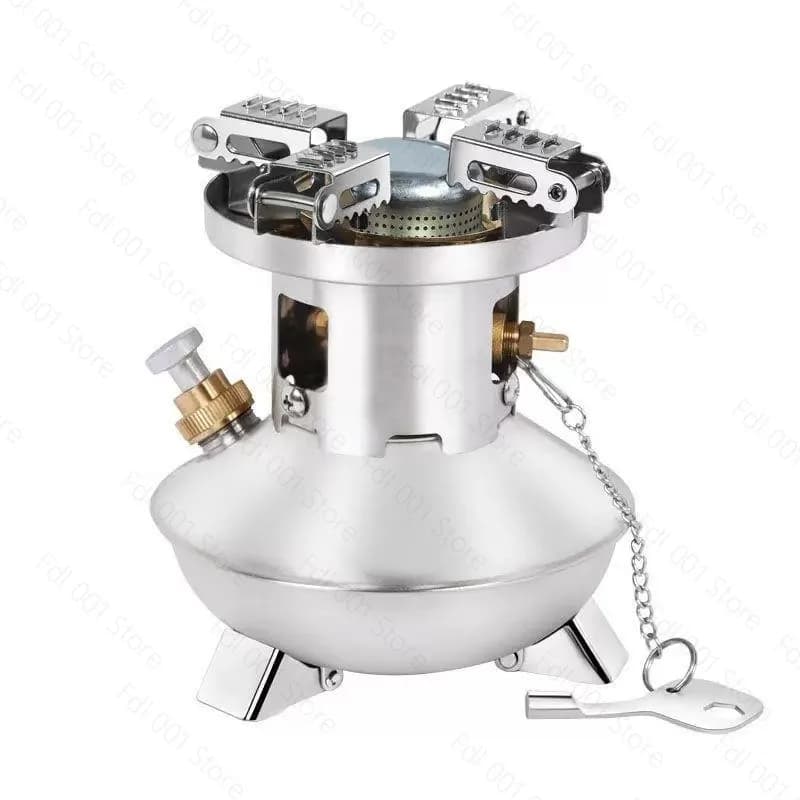 Outdoor maintenance-free portable all-in-one outdoor camping and picnic stove