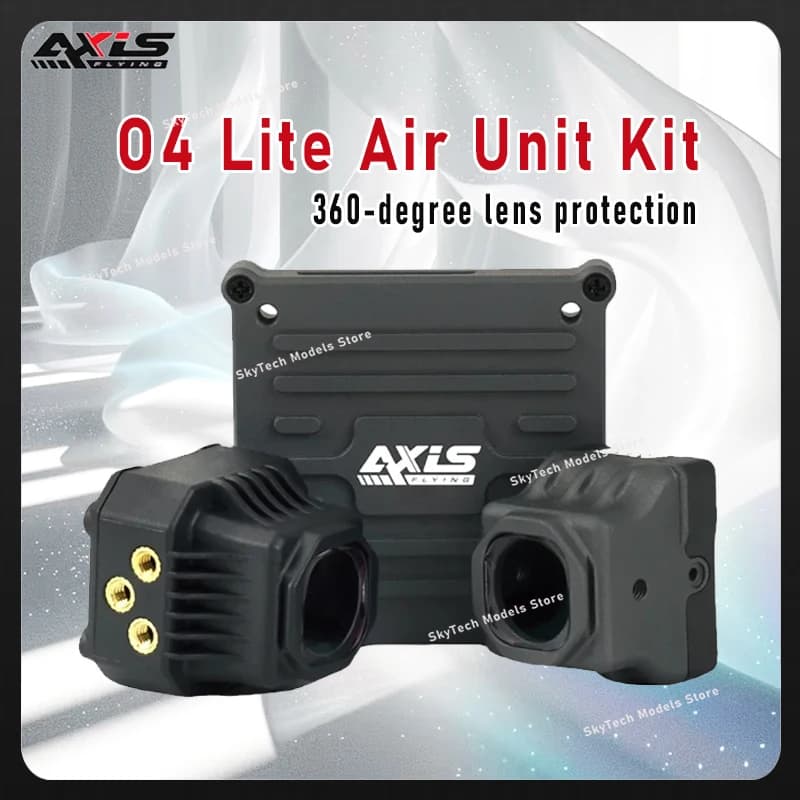 Custodia Axisflying O4 Lite con dissipazione del calore per l'obiettivo, parti in alluminio per accessori di trasmissione immagini drone DJI O4 FPV