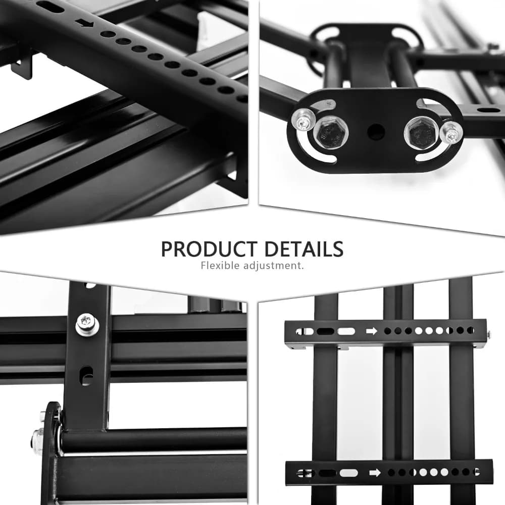 USA Stock Aluminum Profile Cockpit Triple Monitor Stand 24-32 Inch Hot Sale