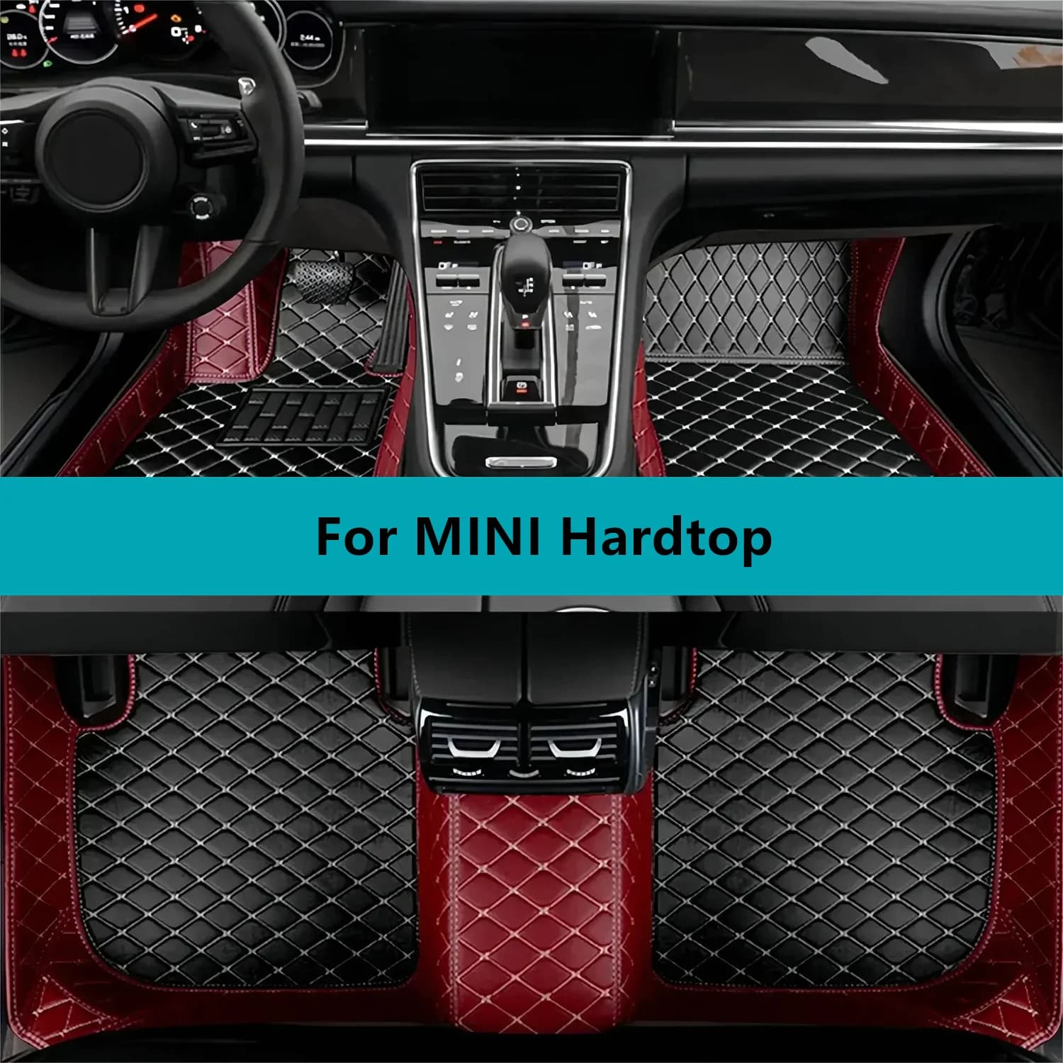 Tappetini per auto personalizzati per MINI Hardtop 2020 2021 2022 2023 2024 Tappetini per auto impermeabili per tutte le stagioni