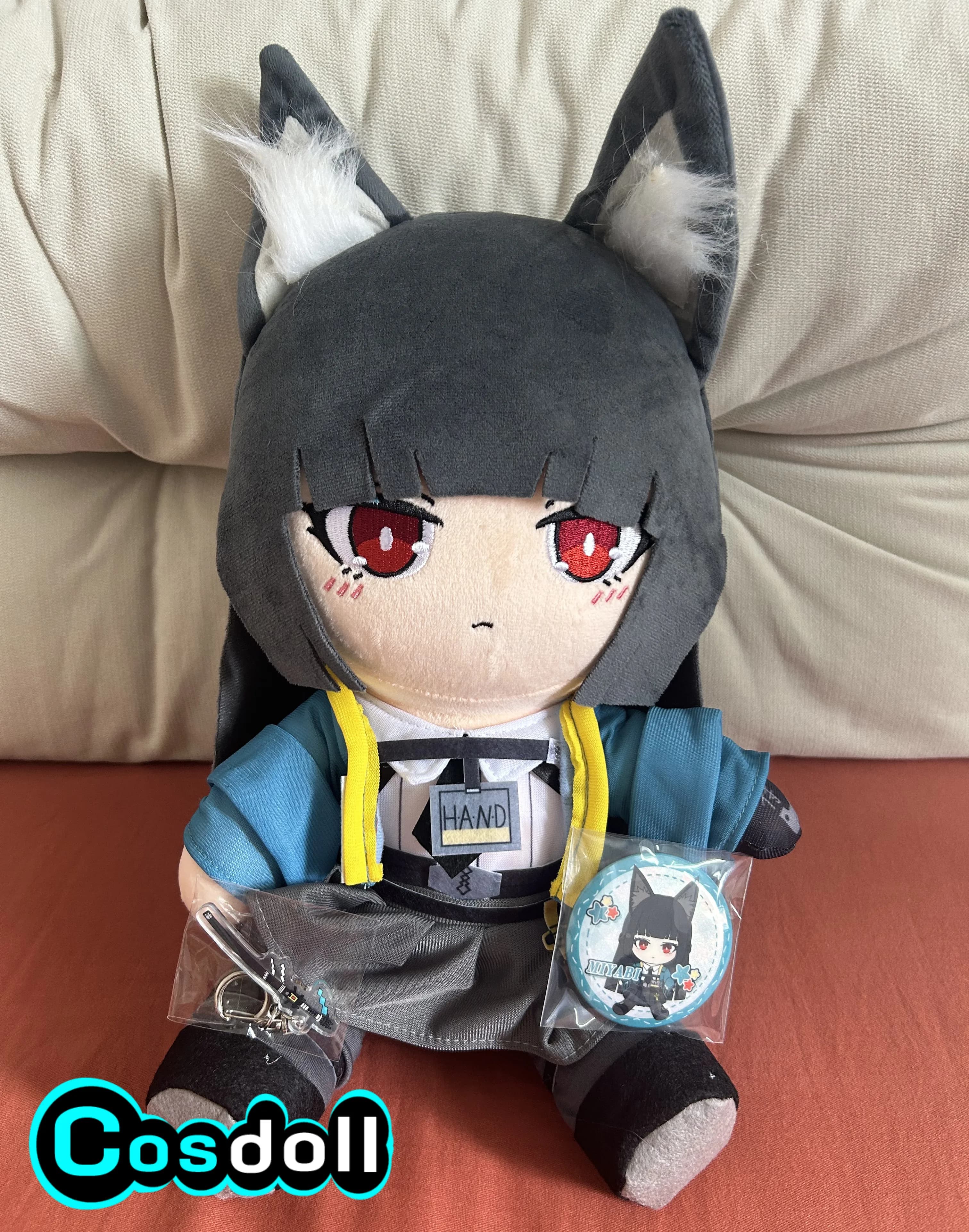 Disponibile - Peluche Hoshimi Miyabi Zenless Zone Zero da 30 cm, Bambola di Peluche con Vestiti, Cuscino Morbido, Ornamento Anime, Statuetta Giocattolo del Gioco