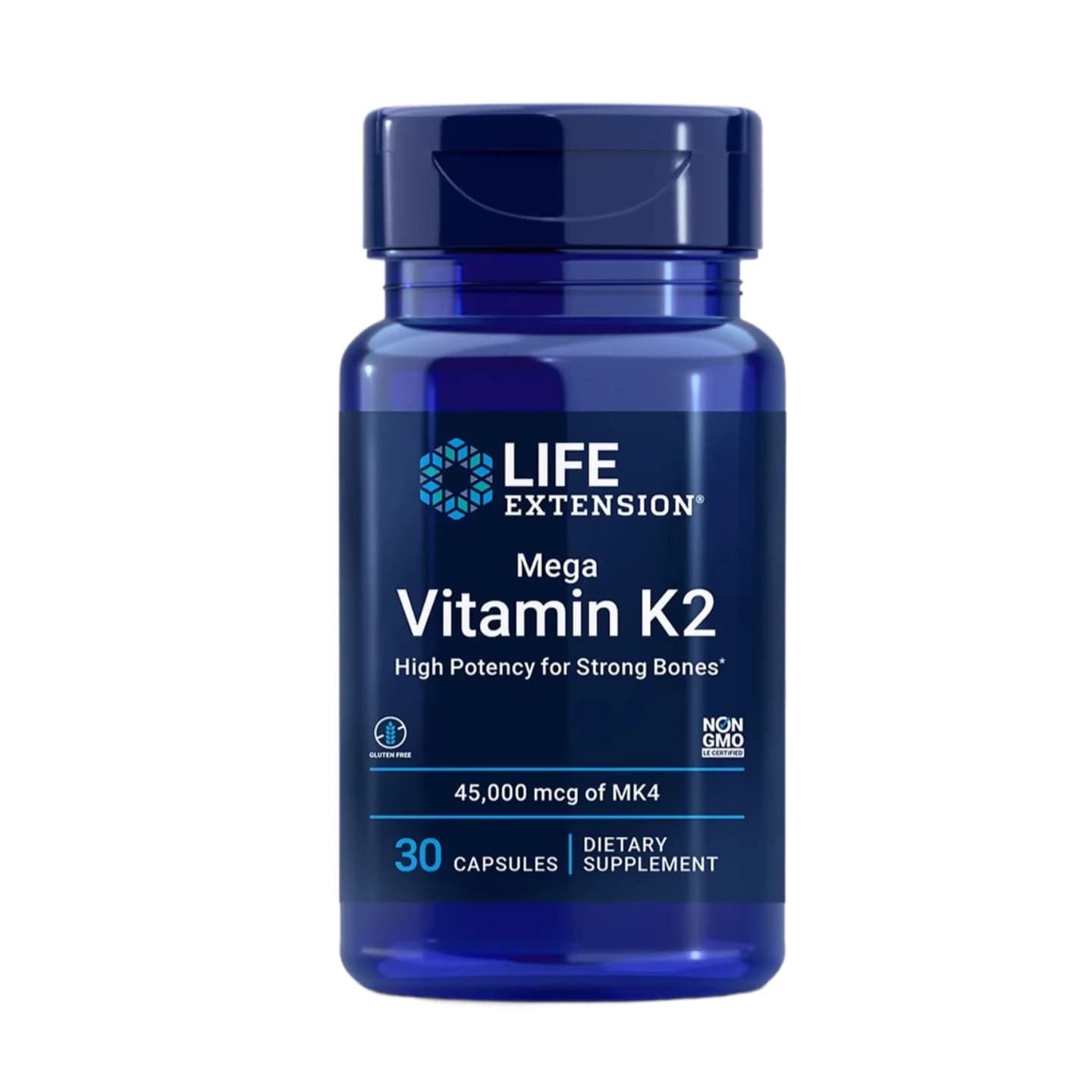 Vitamin K2 4500mcg in soft capsules, vitamin K supplement easily absorbable - Support for bones, joints and immune system