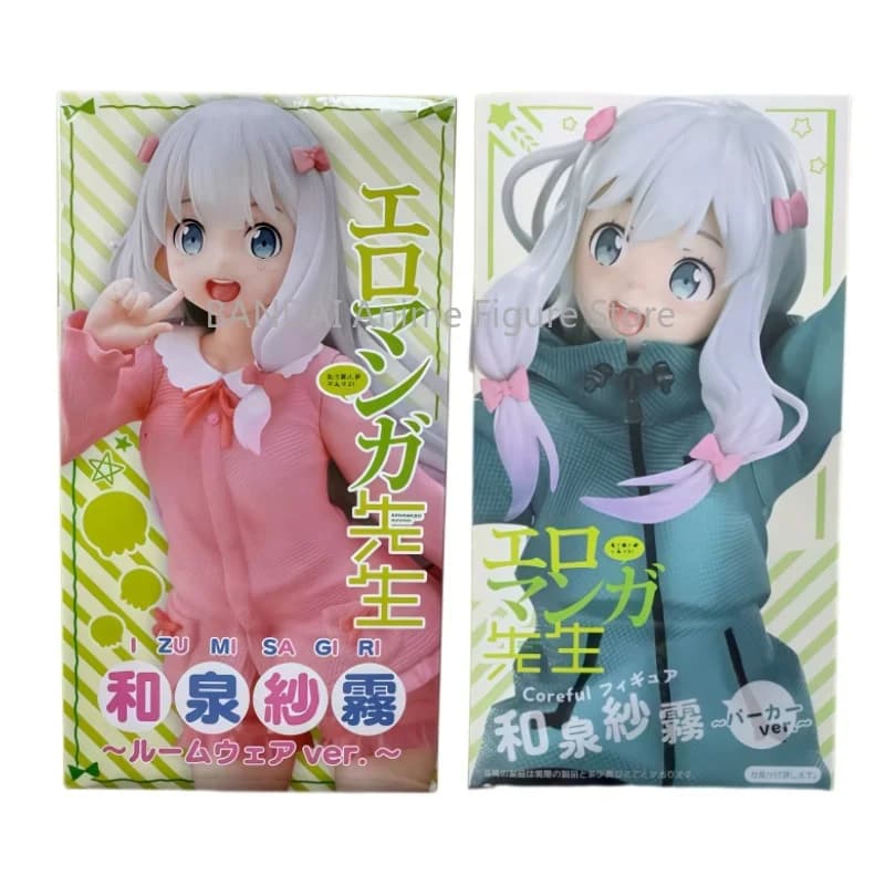 [In Stock] Original TAITO Izumi Sagiri Pink Pajamas Coreful Eromanga Sensei Izumi Sagiri PVC Collection Toys Ornaments Models
