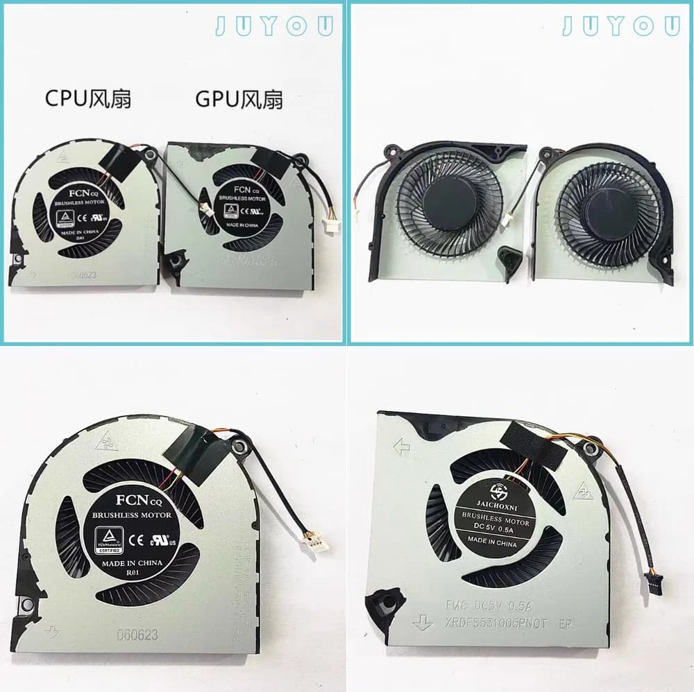 Ventola di Raffreddamento Sostitutiva per Laptop Acer AN715-51 AN515-54 N18C3 AN517-51 A715-74G N19C5, Ventola di Raffreddamento per Laptop da Gaming