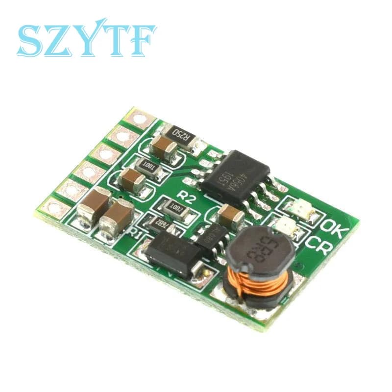 DD05CVSA 1S Lithium Battery Boost Converter Module, DC-DC step-up voltage regulator from 3.7 V to 5 V/6 V/9/12 V for Power Bank fai-da-te
