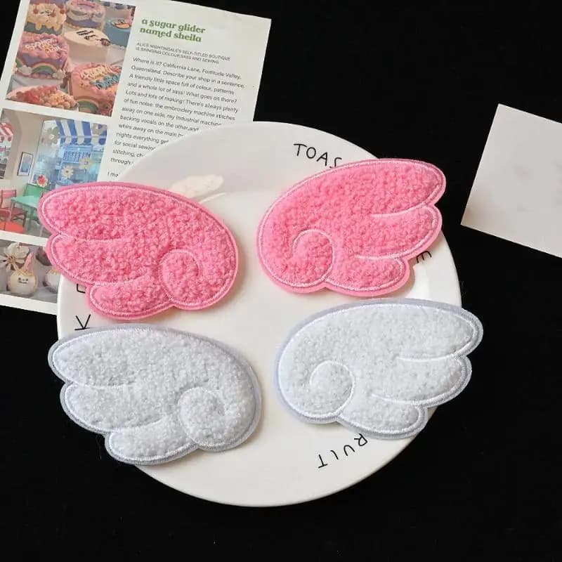 1Pcs Cute Angel Wing Hairpin, Traceless Bangs Clip, Fringe-Organizing Hair Tool, Sweet And Adorable Soft Hair Clip