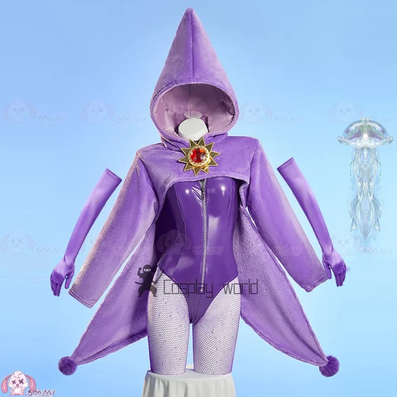 Costume da Cosplay Starmie Mega Anime, Uniforme per Halloween, Carnevale, Feste, Natale, Abbigliamento per Giochi di Ruolo