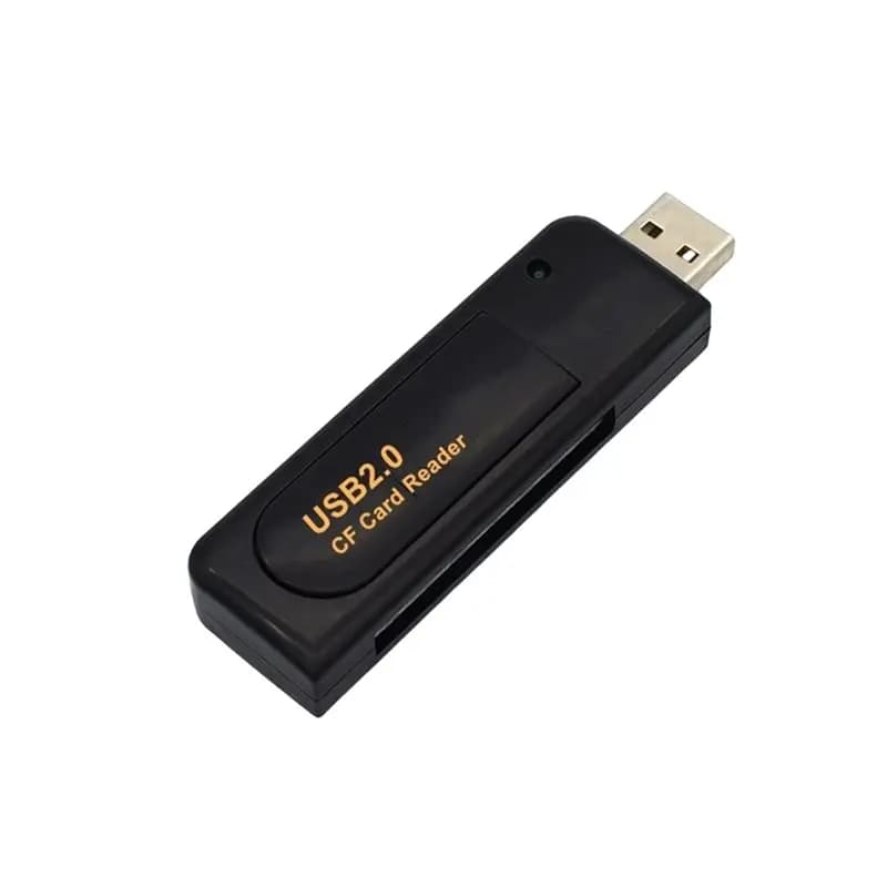Lettore di Schede CF A13E-USB 2.0 per Fotocamera Digitale CCD, Visualizzatore e Scrittore di Schede di Memoria Flash, Adattatore per Trasferimento Dati, Dongle di Memoria