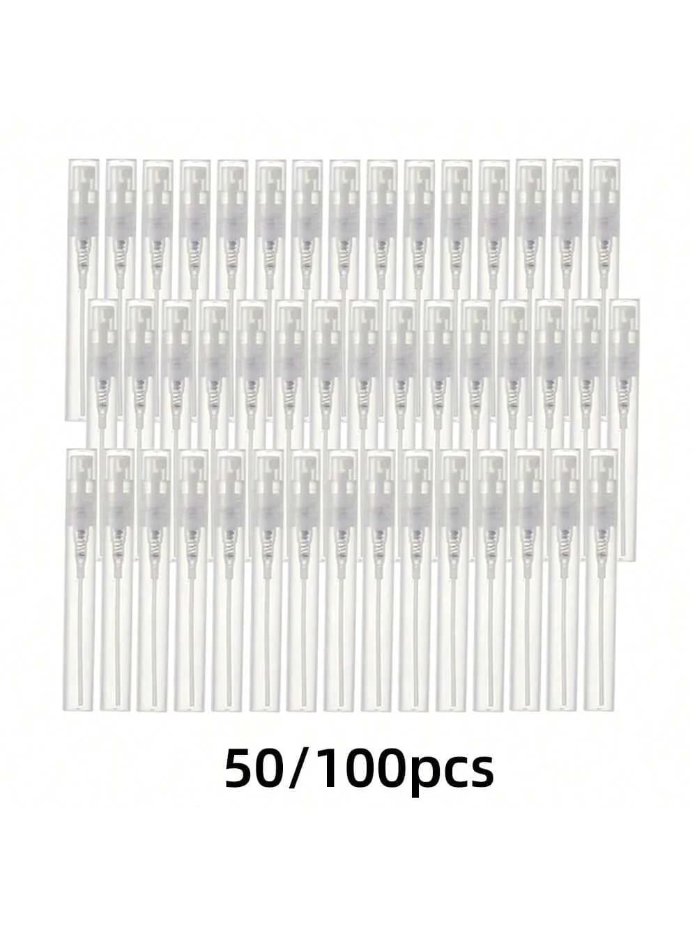 50/100/batch muslimplastic snap bottle mini bottiglia di profumo a tenuta stagna flacone spray idratante portatile leggero